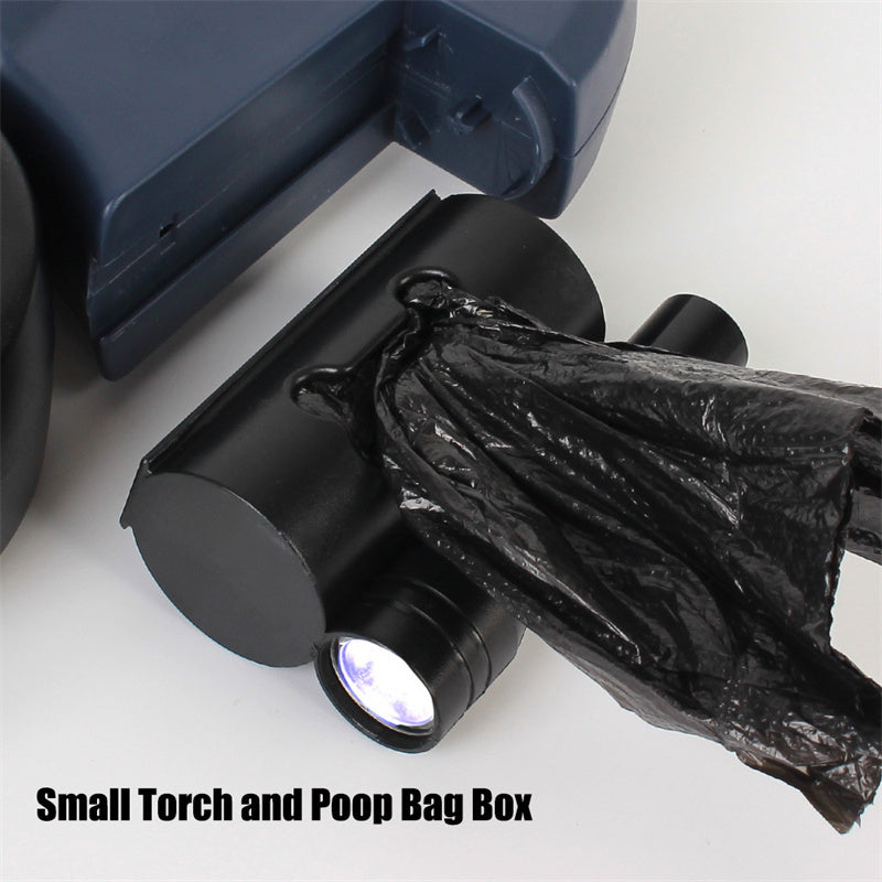 Reflective Dual Pet Leash with Lights