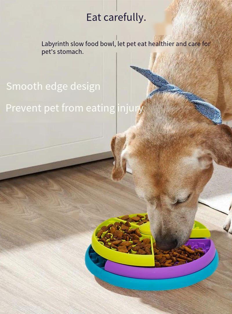 3-Layer Slow Feed Pet Bowl