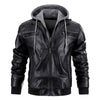 Hooded Leather Jacket