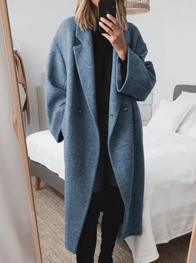 Women's Woolen Trench Coat
