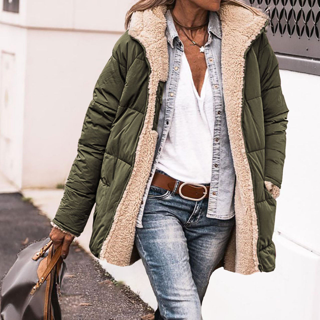 Woman's Elegant Long-Jacket