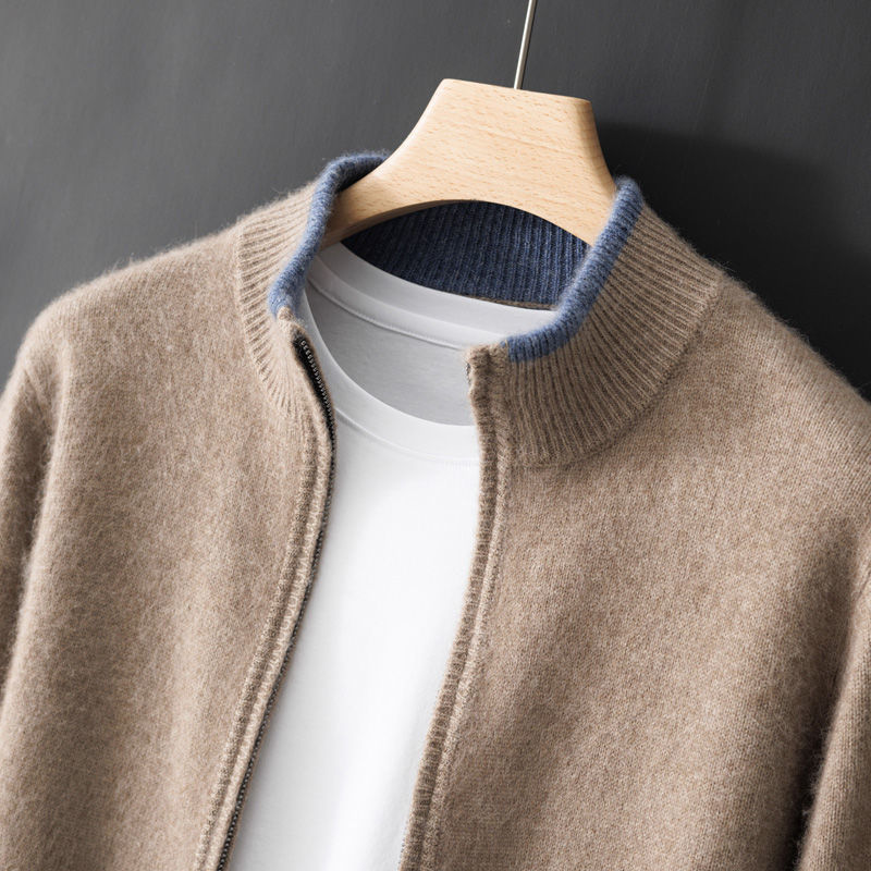 Men's Zipper Cardigan