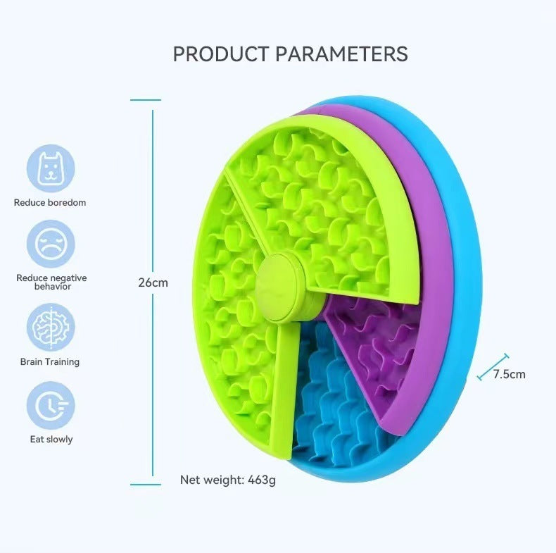 3-Layer Slow Feed Pet Bowl