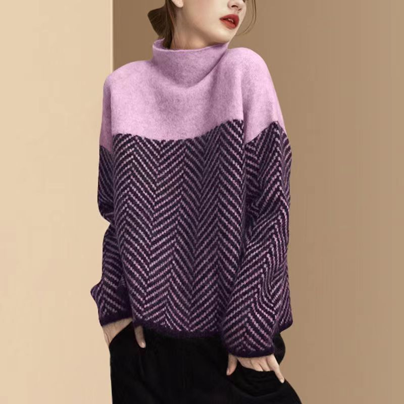 Thick Woman Turtleneck