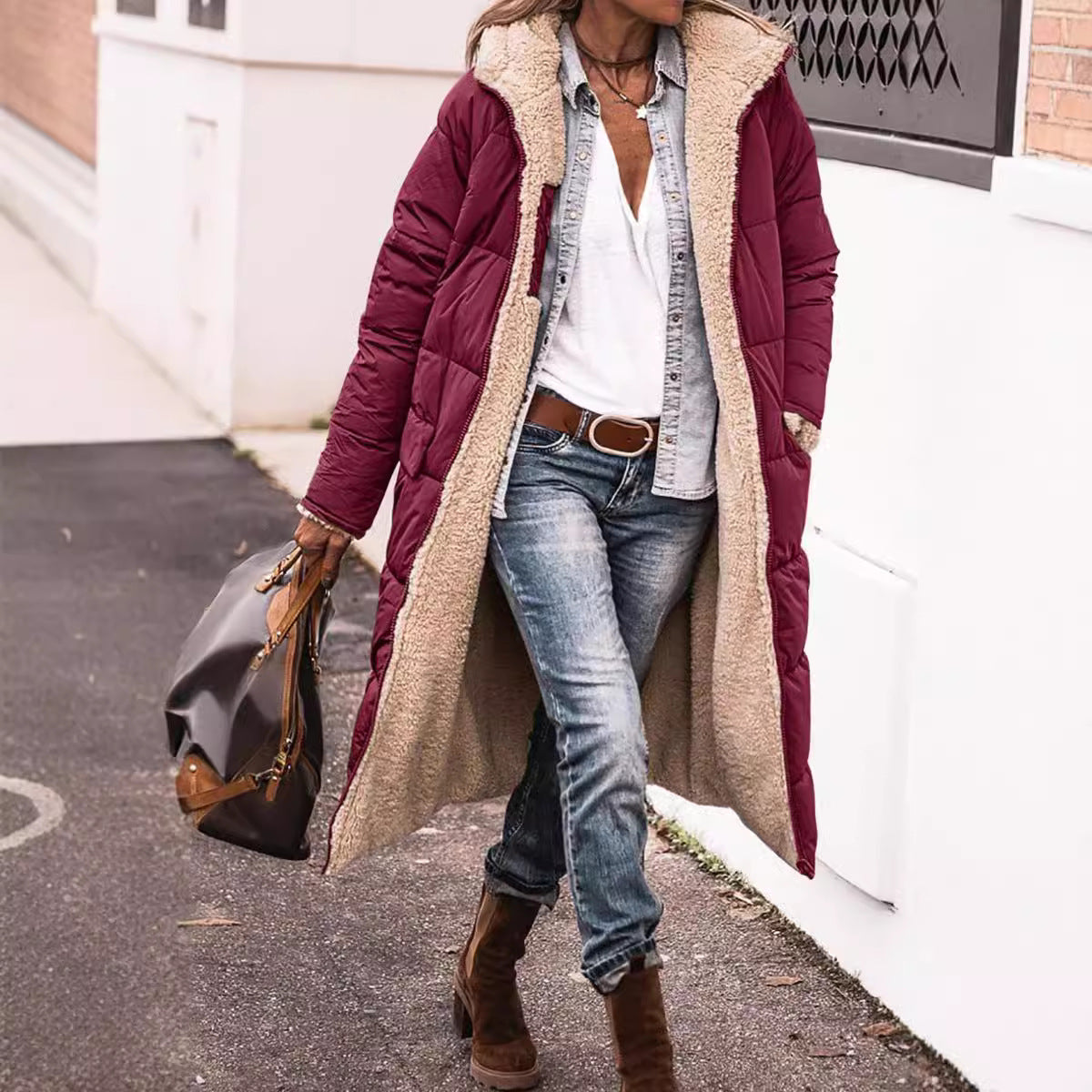 Woman's Elegant Long-Jacket