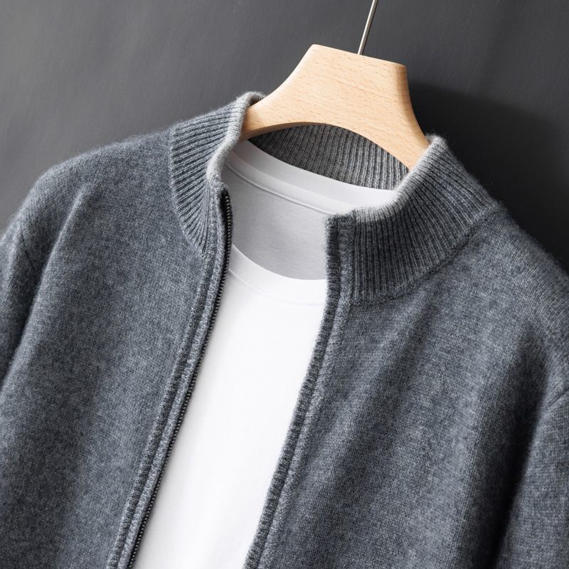 Men's Zipper Cardigan