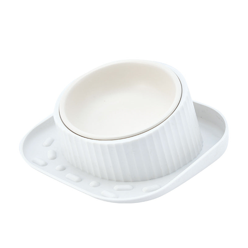 Wide-Mouth Ceramic Pet Bowl