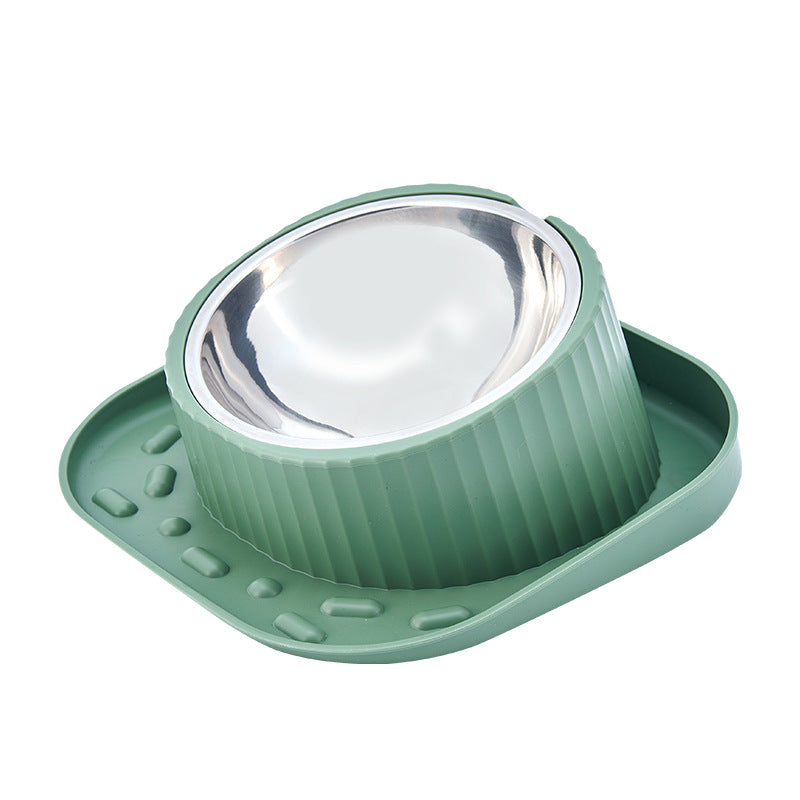 Wide-Mouth Ceramic Pet Bowl