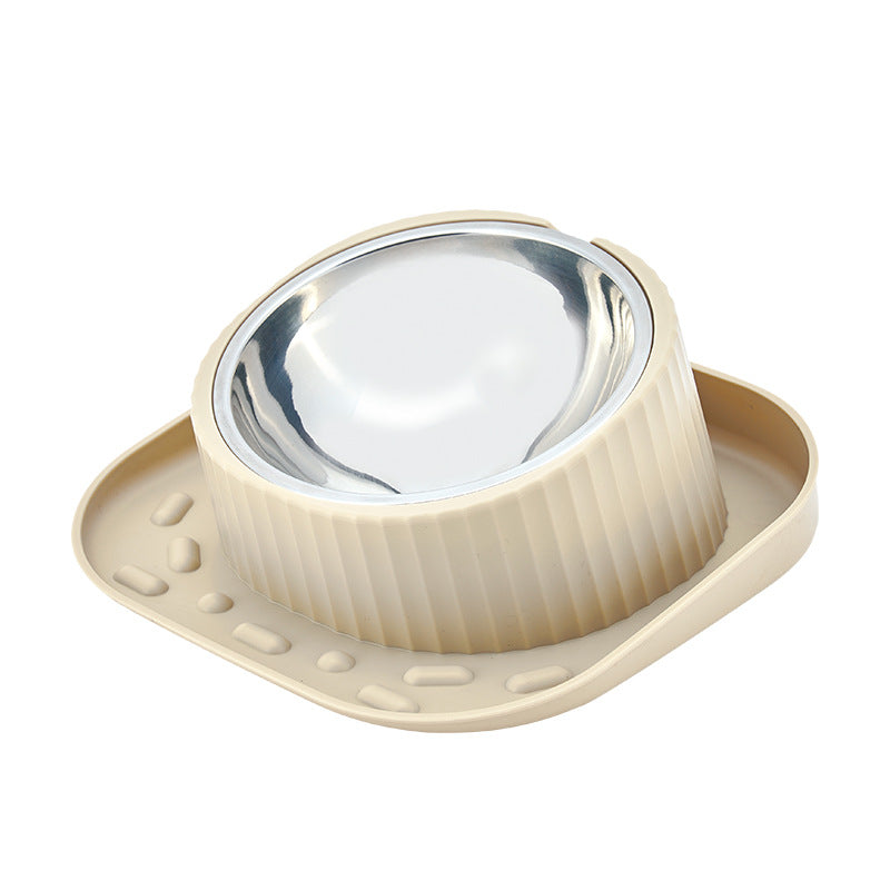 Wide-Mouth Ceramic Pet Bowl