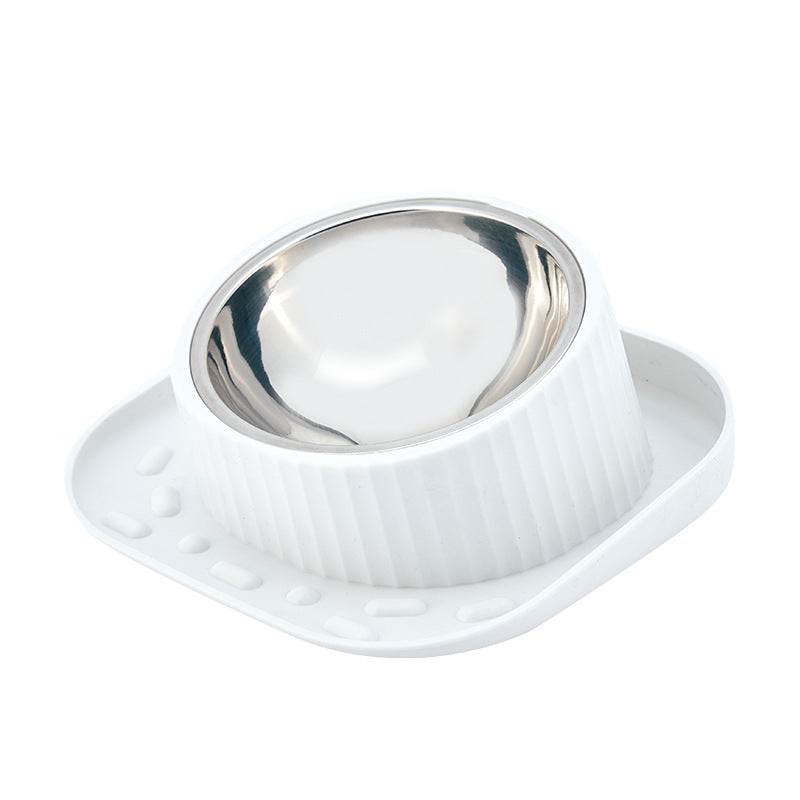Wide-Mouth Ceramic Pet Bowl