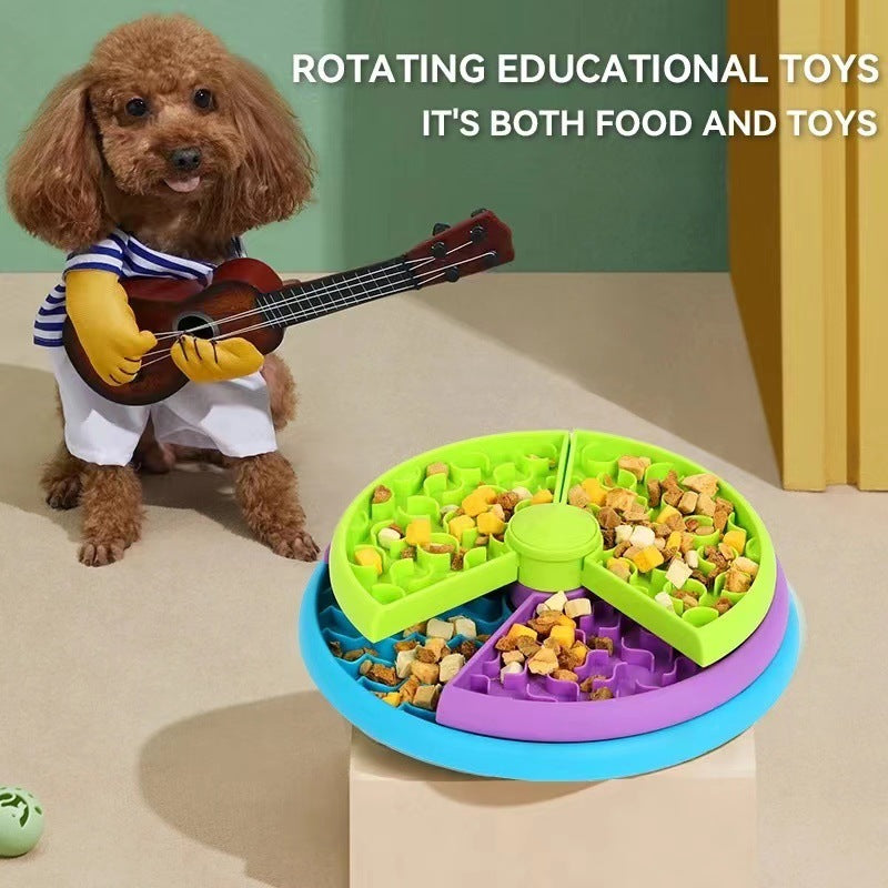 3-Layer Slow Feed Pet Bowl
