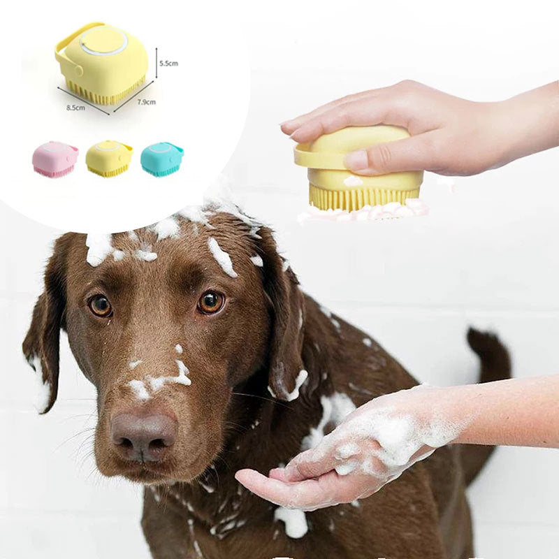 Dog Bath Massage Brush