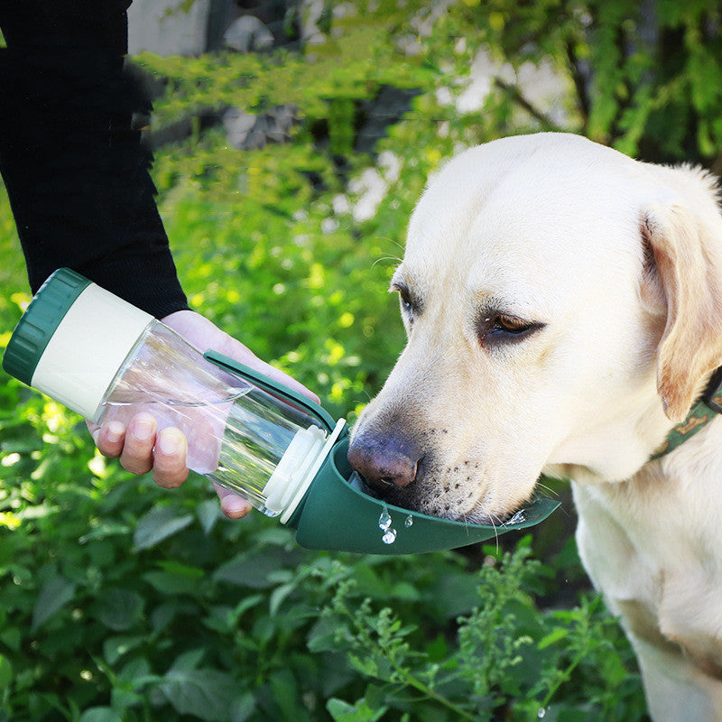 Pet Food & Drinking Bowl Water Bottle